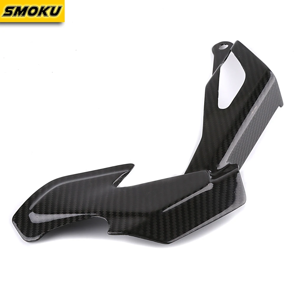 

SMOK Motorcycle Accessoriew Real Carbon Fiber Front Chain Guard Protective Cover For Yamaha MT10 MT 10 MT-10 2016 2017 2018