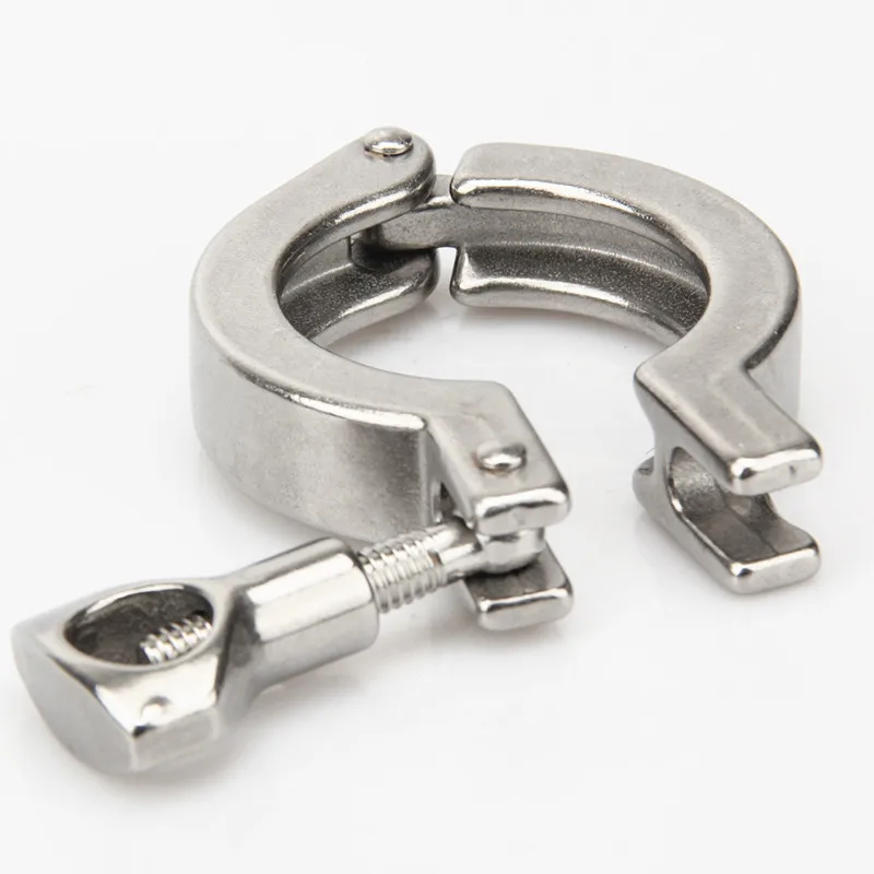 Tri Clamp fit 50.5mm 64mm 77.5mm 91mm 106mm Ferrule O/D 304 Stainless Steel Sanitary Fitting Clamp For Homebrew Diary Product image 2
