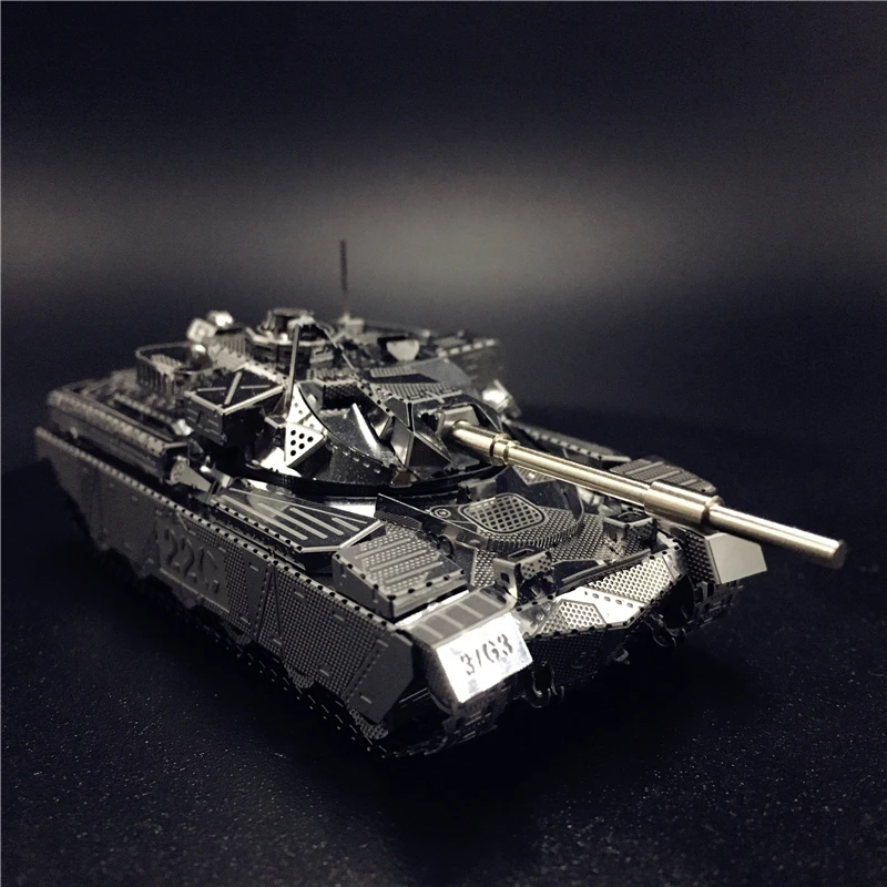 MMZ MODEL NANYUAN 3D Metal model kit JS-2 tank Chieftain MK50 Tank Assembly Model DIY 3D Laser Cut Model puzzle toys for adult