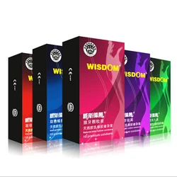 50 Pcs WISDOM Condoms Natural Latex G Spot Condom 5 Type Thin Condoms For Men Spike Condones Contraception Penis Sleeve Sex Toys