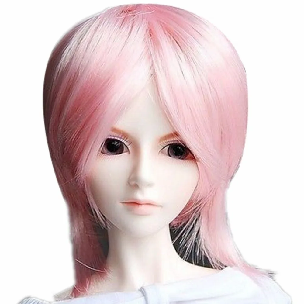 [Wamami] 78 # розовый прямой парик 1/3 SD AOD DZ LUTS BJD Dollfie 8-9"