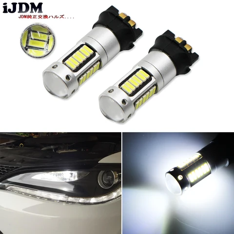 Ксеноновые белые PWY24W PW24W светодиодный лампы для Audi A3 A4 A5 VW MK7 Golf CC Ford Fusion передние указатели поворота, BMW F30 3 серии DRL