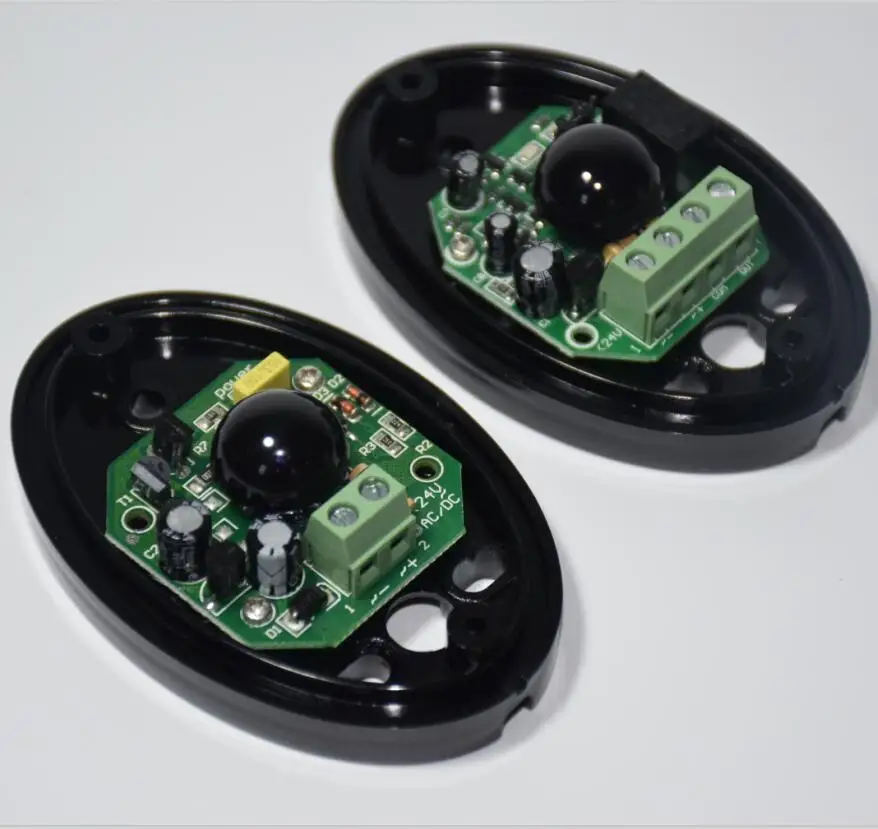10 pcs per confezione 10 m 12VAC/DC di Sicurezza wired fotocellula a raggi infrarossi sensore per porte automatiche e del cancello del garage