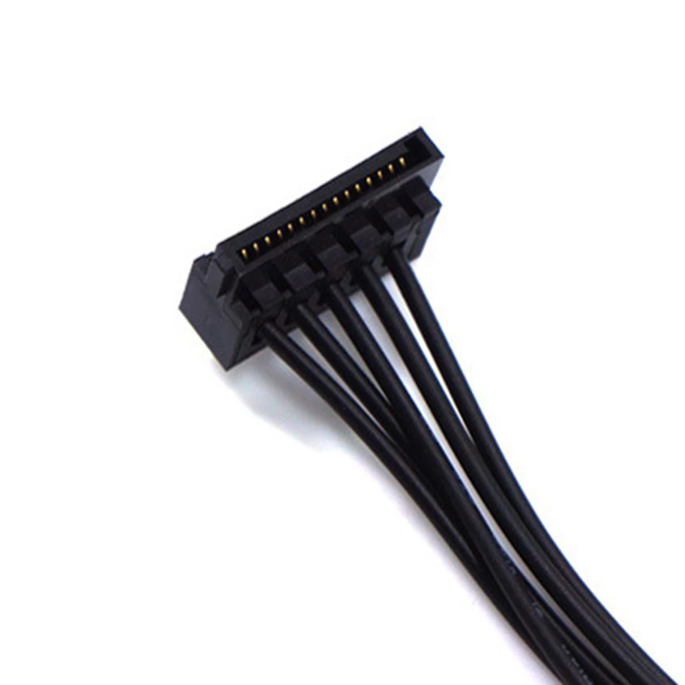 1 pçs mini 6 pinos para 2 sata 15pin cabo de alimentação para dell vostro 3070 3670