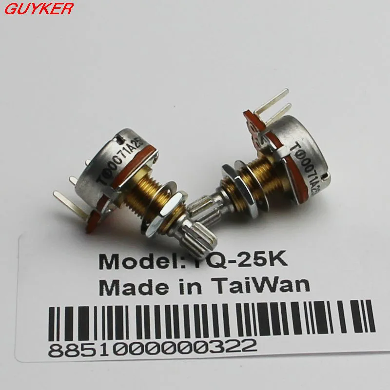 1 PCS TQ-25K TONE POT FOR ELECTRIC GUITAR potentiometer