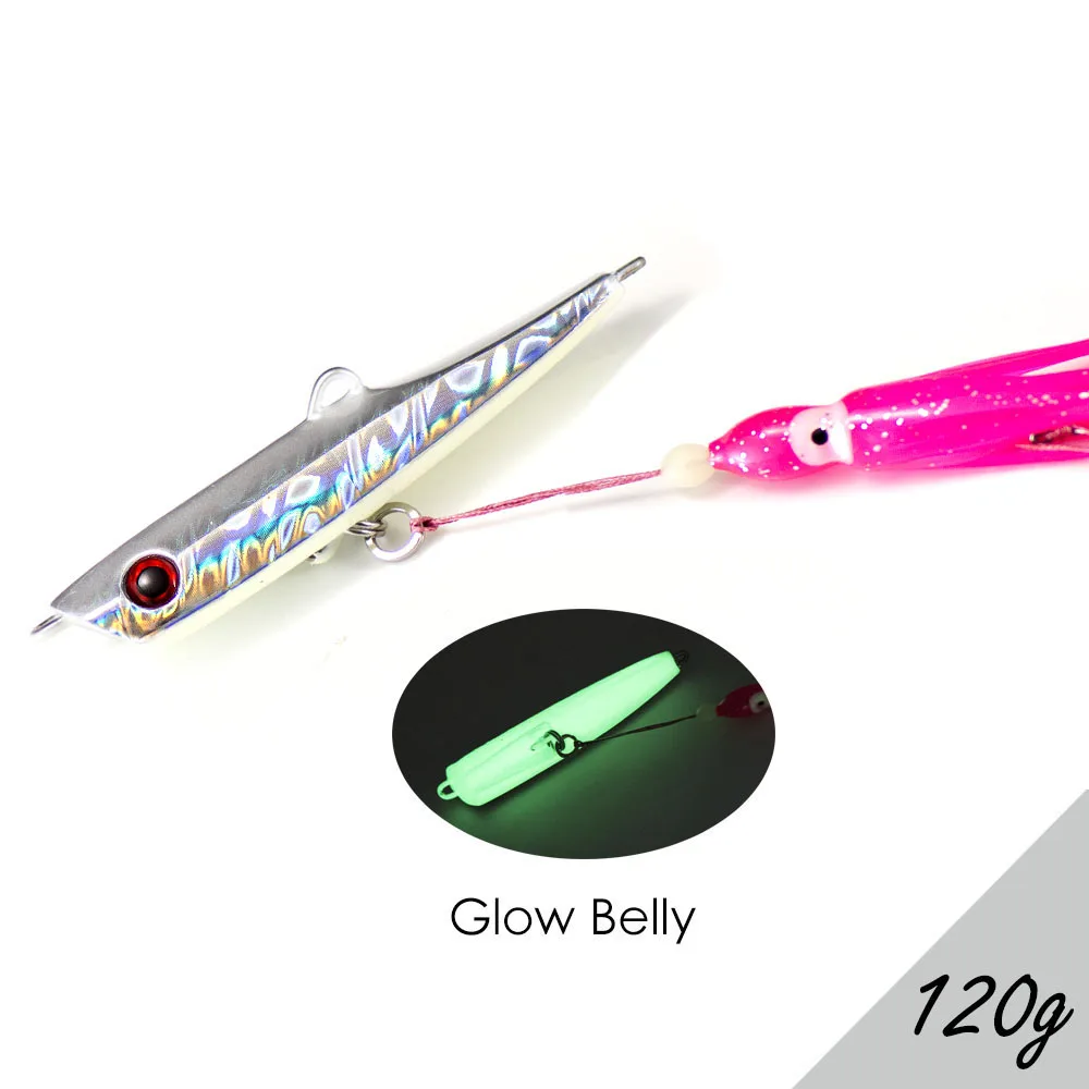 

Countbass 120g 4.2oz Bottom Ship Inchiku jigs with Octopus Assist Hook, Snapper Jigging lure for fishing Angler Japanese Style