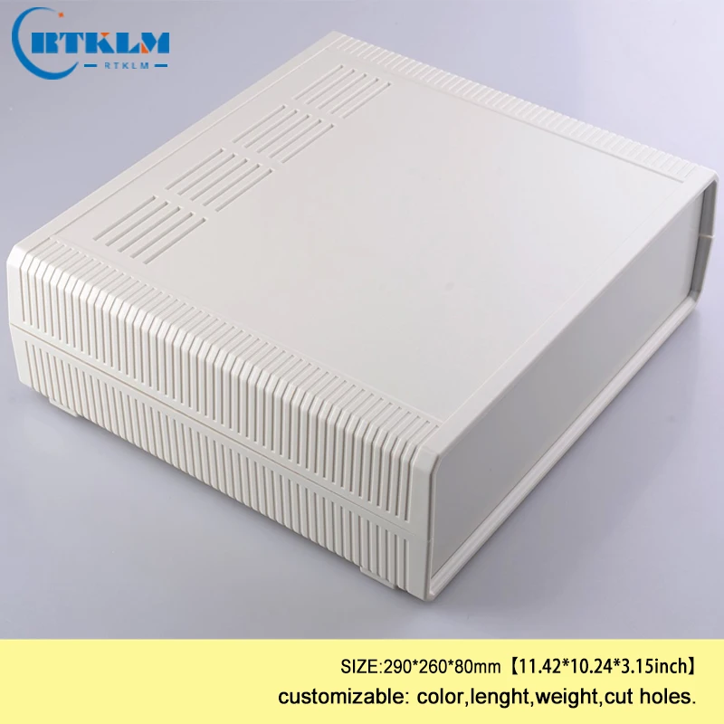 ABS electronicjunction box plastic speakpers enclosure custom plastic project box diy instrument case 290*260*80mm