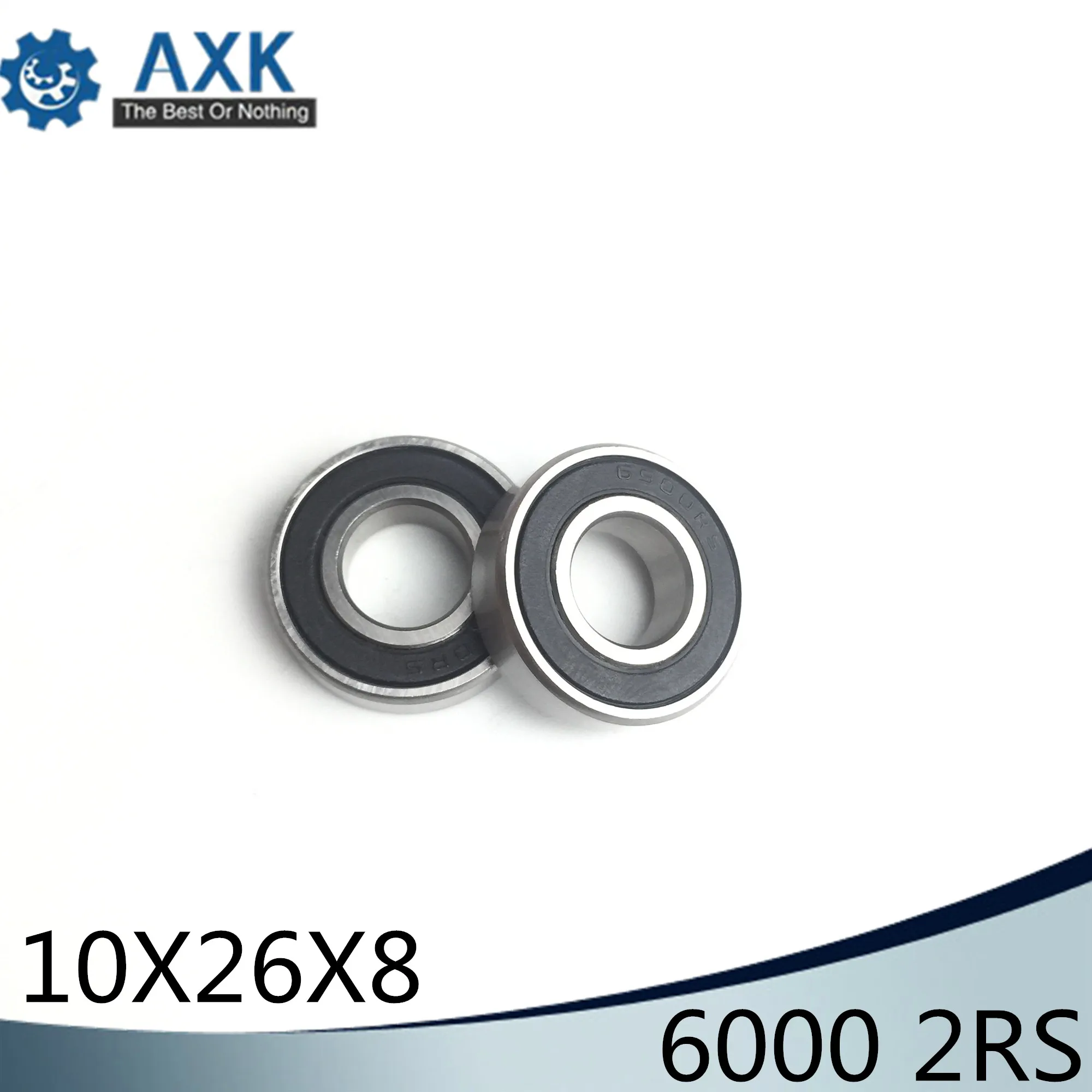 6000-2RS Bearing ABEC-5 (10PCS) 10x26x8 mm Deep Groove 6000 2RS Ball Bearings 6000RS 180100 RS