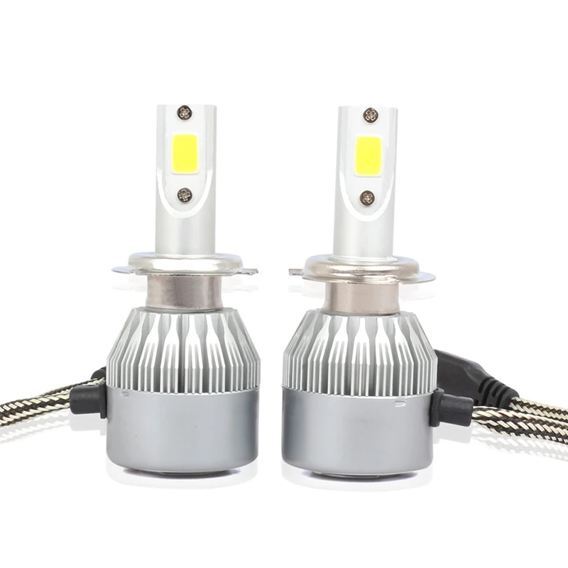 C6 LED Headlight Bulbs 12V 36W 3800LM COB Lamp IP65 Auto Headlamp H4 H7 H1 H3 H11 H13 880 9004 9005 Hb3 9006 Hb4 9007 Light Bulb