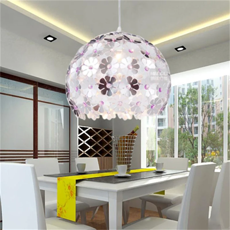 BDBQBL Modern Sigle Head Pendant Lights Plum Blossom Aluminum  AC 90-260V Pendant Lamp Simple Corridor Loft LED Hanglamp