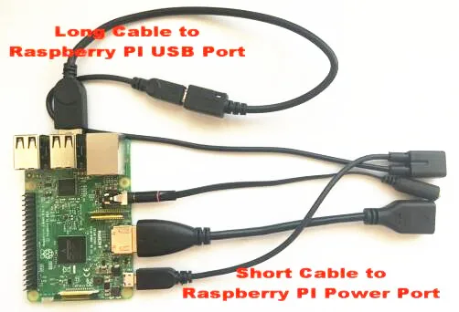 Raspberry PI 3 Cables set for NEOGEO X Dock Station