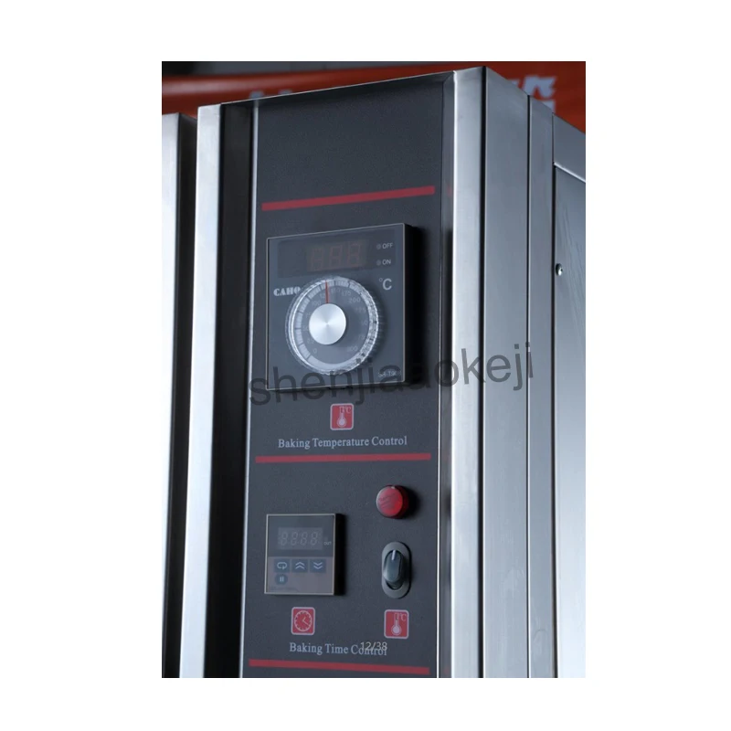 ไฟฟ้าเชิงพาณิชย์เตาอบร้อนหมุนเวียนเตาอบเบเกอรี่ขนมปังเครื่องเบเกอรี่เตาอบ 380 V 6500 w ขนมปังเค้ก West Point อุปกรณ์