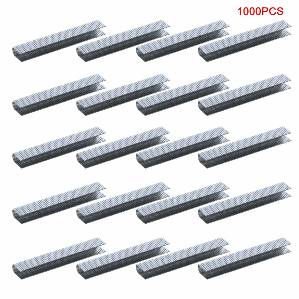 Grapas en forma de U/puerta/T, clavos de 1000x2mm para pistola grapadora, 10,1 Uds.