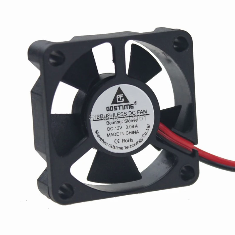 

500PCS/LOT Gdstime 2P 35mm 35mm x 10mm Motor 12V DC Brushless Cooling 3510 fan 12v