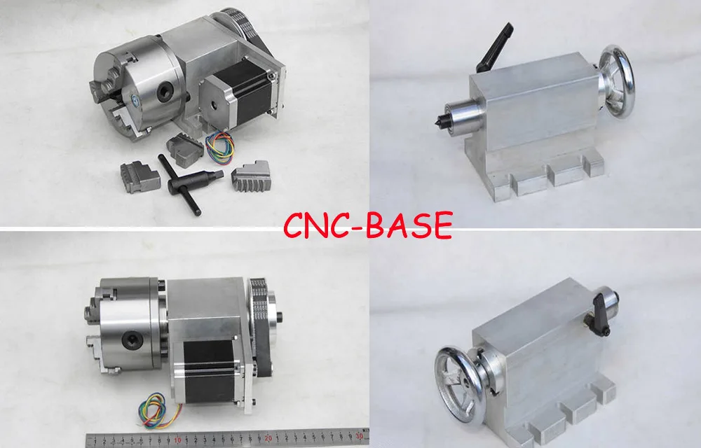 

4axis rotary axis + taistock four axis 4th axis K11 80mm 3-jaw for the cnc router cnc engraving machine