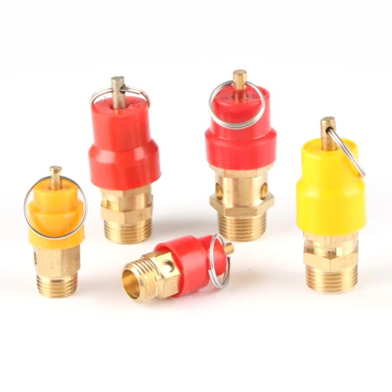 

2Pcs Air Compressor Spring type Vent valve Gas Tank Small Pump Safety valve 8/12Kg Air Compressor Vent screw Pneumatic Bonnet