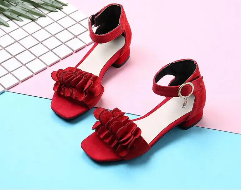 2019 summer new girls sandals candy color children shoes girls shoes princess shoes fashion girls sandals kids single shoes