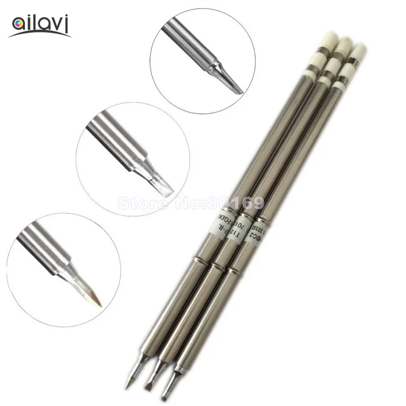 T12 Series Soldering Iron welding Tips Electronic heads for FX-9501/HAKKO912/FM-2027/2028 Handle 12 soldering station