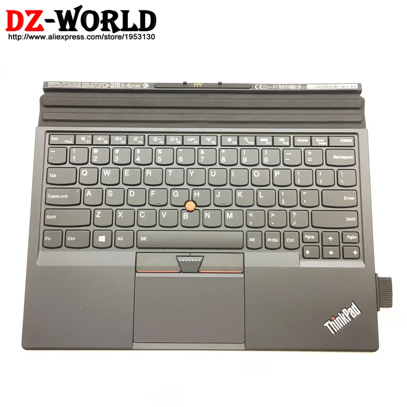 

New/Orig US English Backlit Keyboard for Lenovo Thinkpad X1 Tablet 1st 2nd Gen 20GH 20GG w/ Palmrest Touchpad 01AW600 04W0020