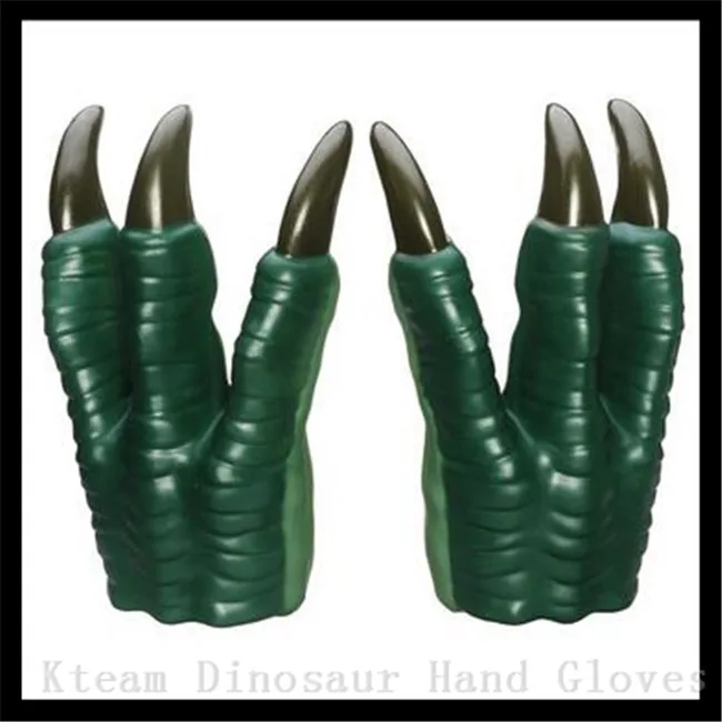 Free shipping Dinosaur Tyrannosaurs Gloves Hand Puppet Gloves Soft Vinyl Animal Head Figure Children Toy Model Gift Hang Mask