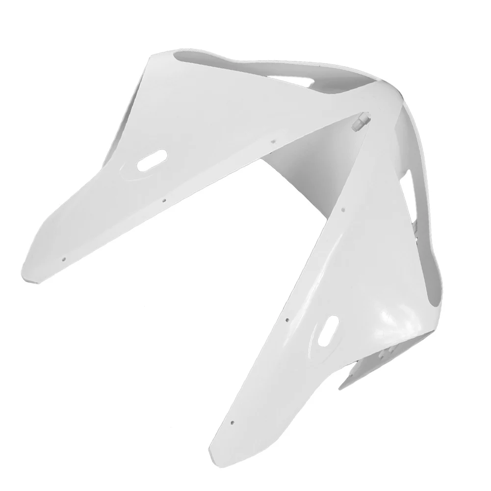 YZF-R1 Motorcycle Front Upper Nose Fairing Cowl For Yamaha YZF R1 2002 2003 Unpainted White Injection Mold ABS Body Kit Parts