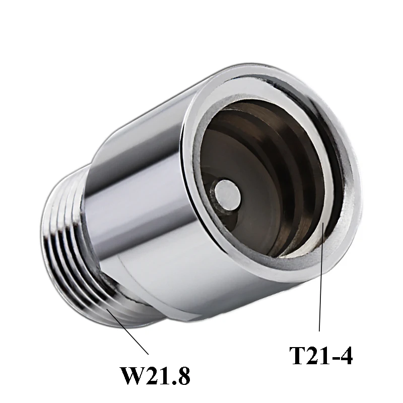Co2 Cylinder Adapter,Soda Water Bottle Adapter T21-4 convert to W21.8 Regulator Home Brewing Beer Keg Connector Accessories