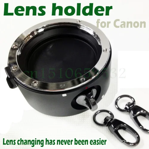 Fast Lens Changing Equipment Lens Flipper Double Dual Lens Holder for Nikon D3100 D3200 D7000 D7100 D750 D800 DSLR