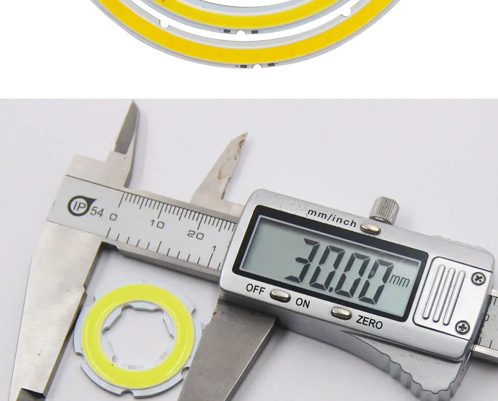 Neue 12V DC Ringförmige COB LED-Lichtquelle 3-15W Angel Eye 30mm-120mm Warmweiß Kaltweiß Eisblau COB-Chip für DIY-Lampen – Detail 5