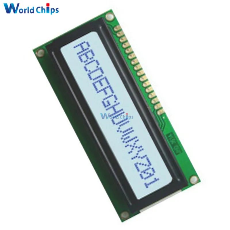 Wit Led Backlight 1601 16X1 Karakter Digitale Lcd Display Module Lcm Stn SPLC780D KS0066 5V Enkele Rij interface Board