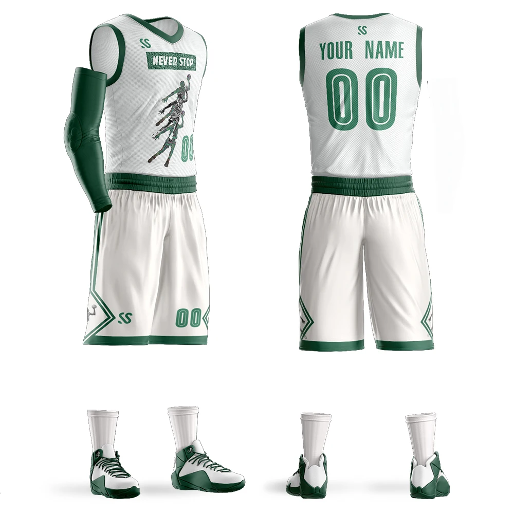 Wholesale Customize Basketball Jerseys Sets Free print Number Youth and Adult Uniform jerseys Custom LOGO Make Size 6XL