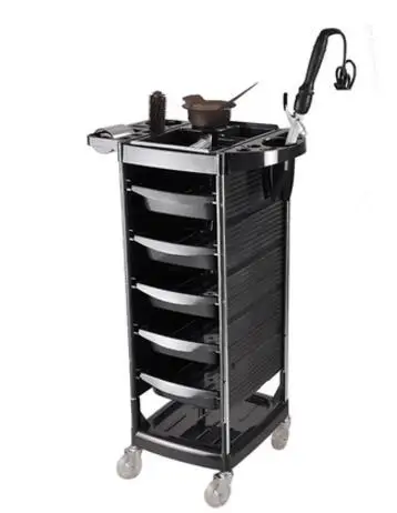 Hair salon tool cart beauty salon tool cart 6 floor barbershop cart.