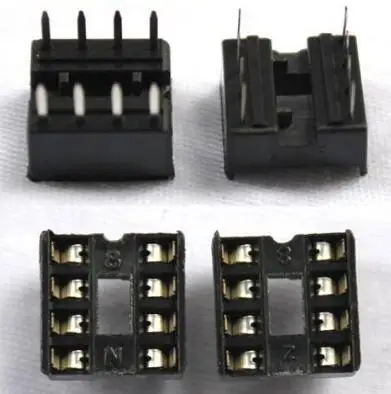 60pcs 8pin DIP IC sockets Adaptor Solder Type 8 pin