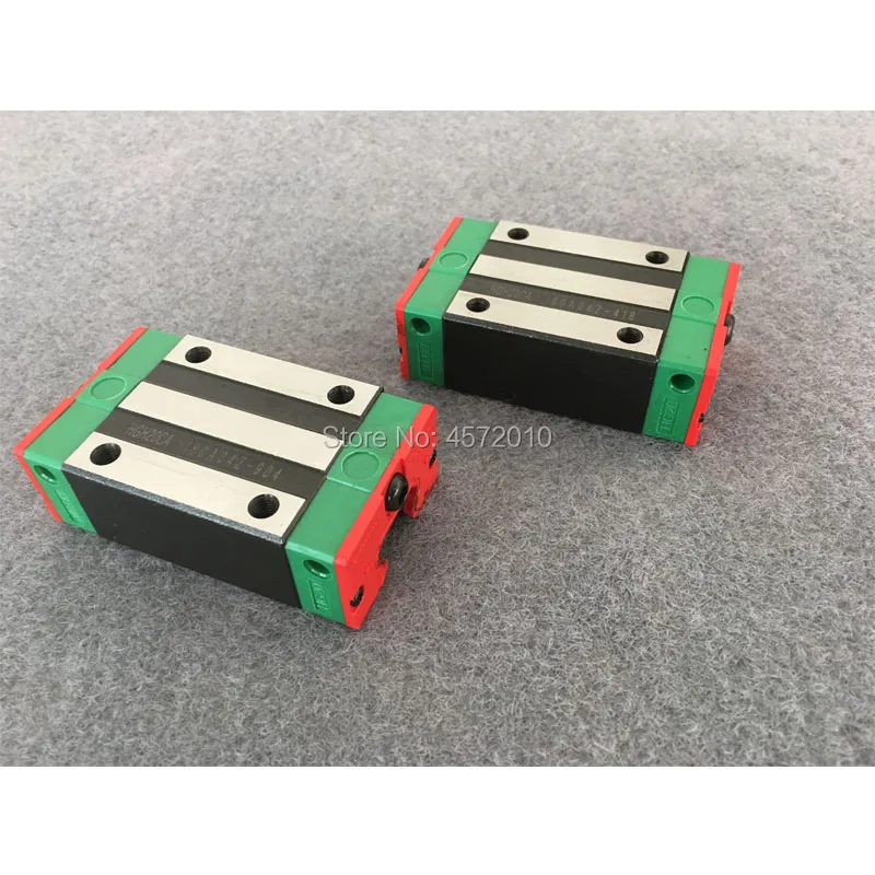 2 pcs HGR25 - 600 650 700 750mm linear guide rail with 4 pcs HGH25CA linear block carriage CNC parts