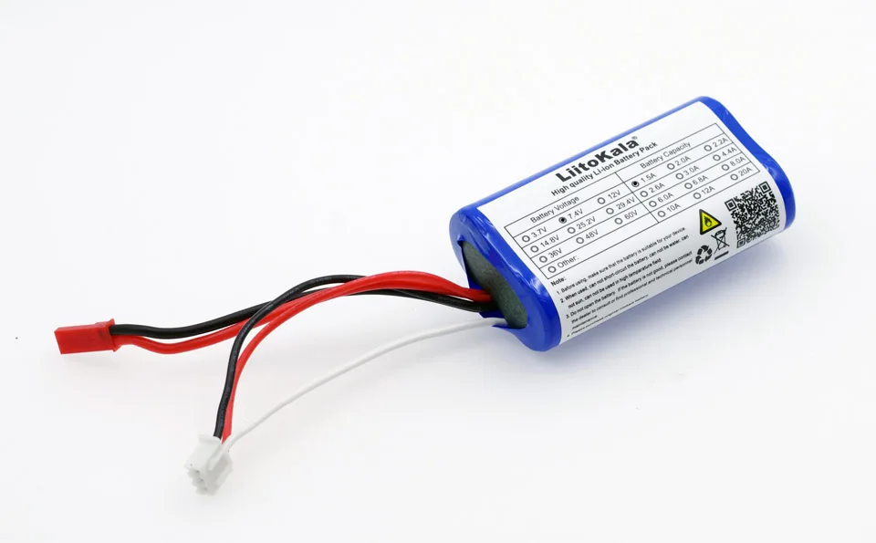2 pz/lotto LiitoKala nuova batteria al litio 7.4V 18650 1500mAh 8.4V li-lon batterie ricaricabili batteria per aerei