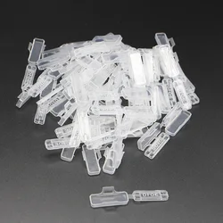 2023 New 100PCS Environmental Flame Retardant Plastic Waterproof Transparent Cable Marker AOGOO3010