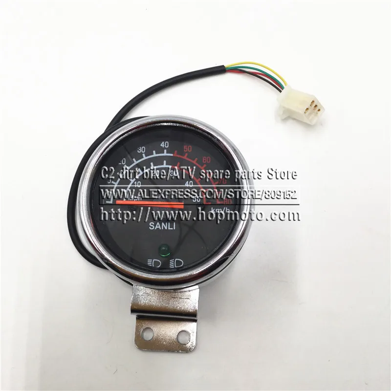 Speedometer instrument for 50 70 110 ATV Quad dirt pit bike off road motorcycle Motocross Speed Headlight