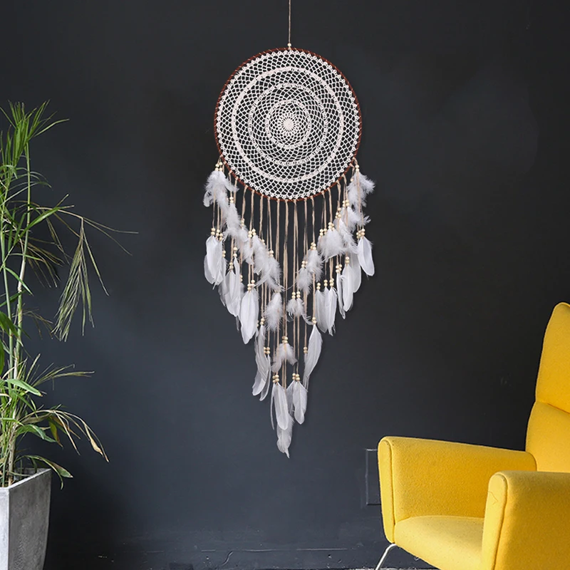 

New Hollow Wind Chime Hanging Ornaments Large Dream Catcher Home Decoration Bedroom Living Room Wall Hanging Decorative Pendant