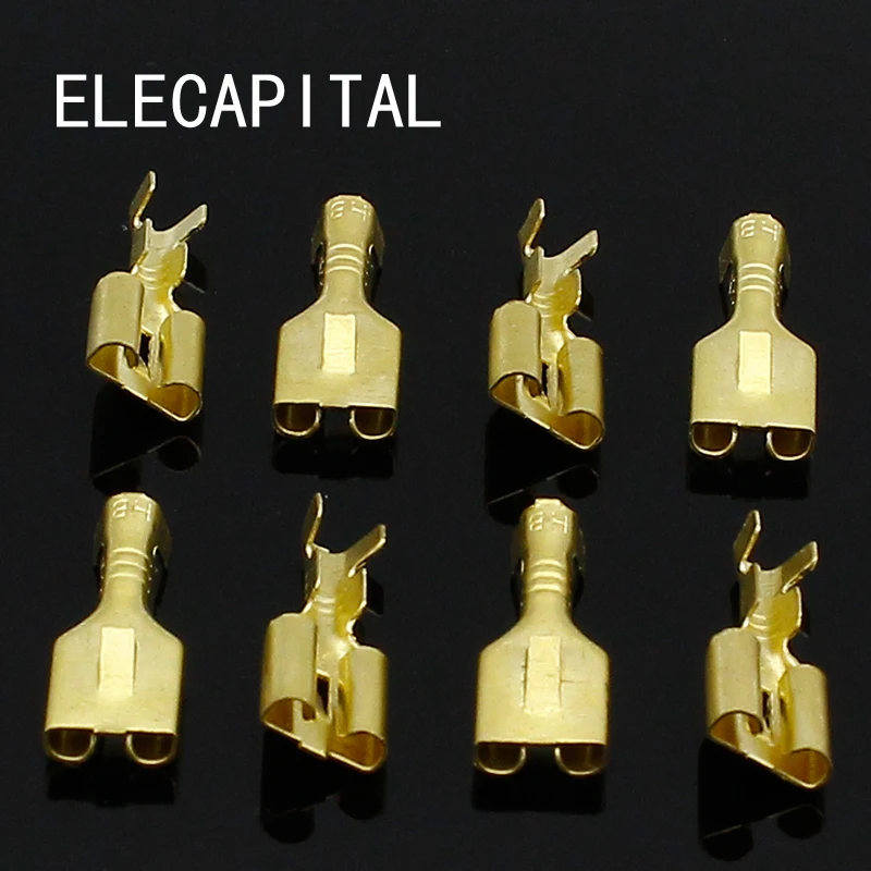 6.3mm 6.3 Crimp Terminal Female Spade Connector
