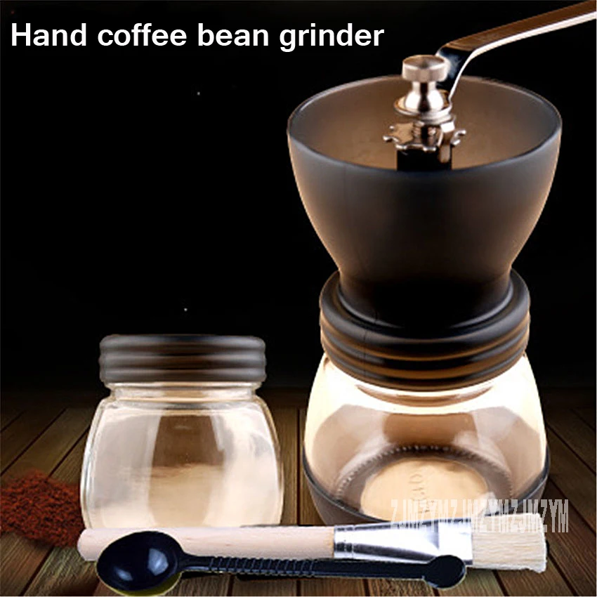 Manual Coffee Grinder Hand Washable Handmade Coffee Bean Grinder Ceramic core Home Kitchen Mini Manual Hand Coffee Grinder