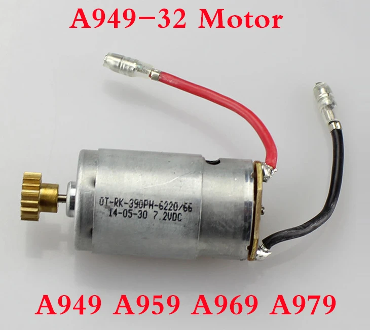 Original Engine Motor For  WLtoys A949 A959 A969 A979 RC Car Spare Parts 390 Motor A949-32