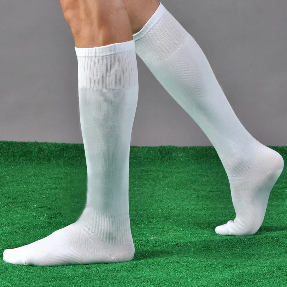 

Perimedes Men Sport Football Soccer Long Socks Over Knee High Sock Baseball Hockey Quick-Dry Anti-slip Damping Bandage#y40