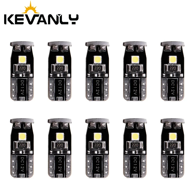 1PCS T10 led w5w 3030 T10 192 194 168 W5W LED Bulbs 3 SMD 3014 Car Tail Lights interior Dome Lamp White DC12V Canbus Error Free