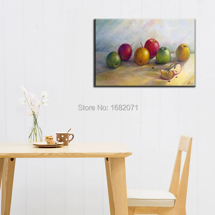 

Superb Artist Hand-painted High Quality Fruit Oil Painting On Canvas Still Life Fruit Canvas Painting For Kitchen Decoration