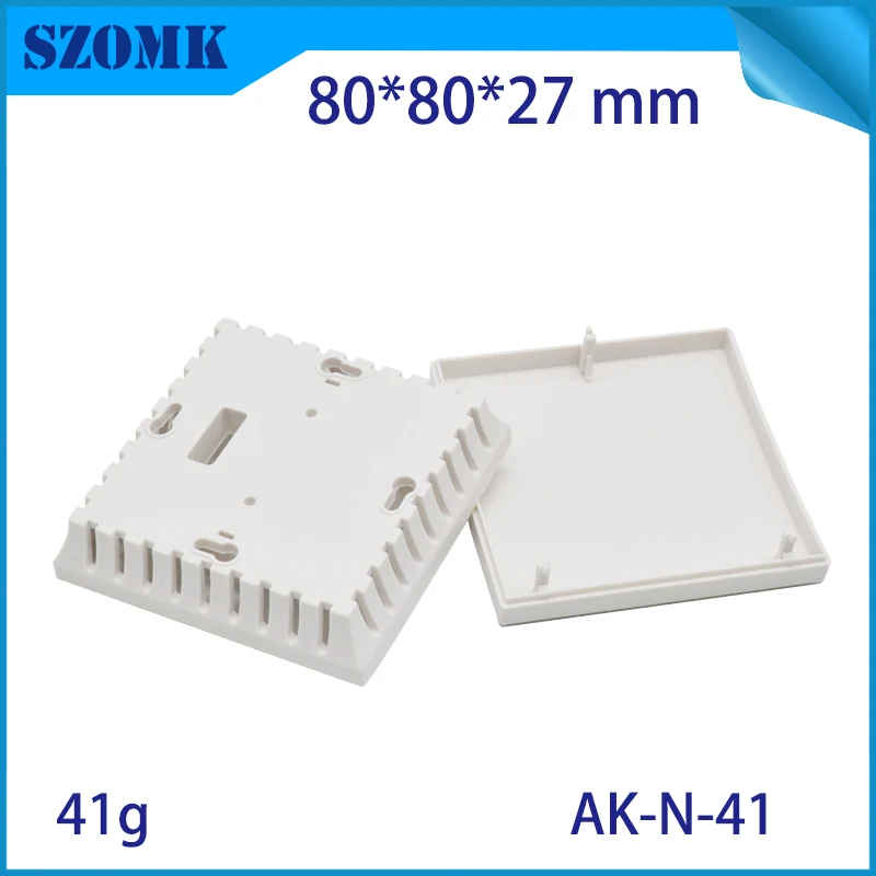 4Pcs/lot abs plastic material electronics case housing for diy design and led housing case fit pcb 80*80*27 mm szomk sensor box