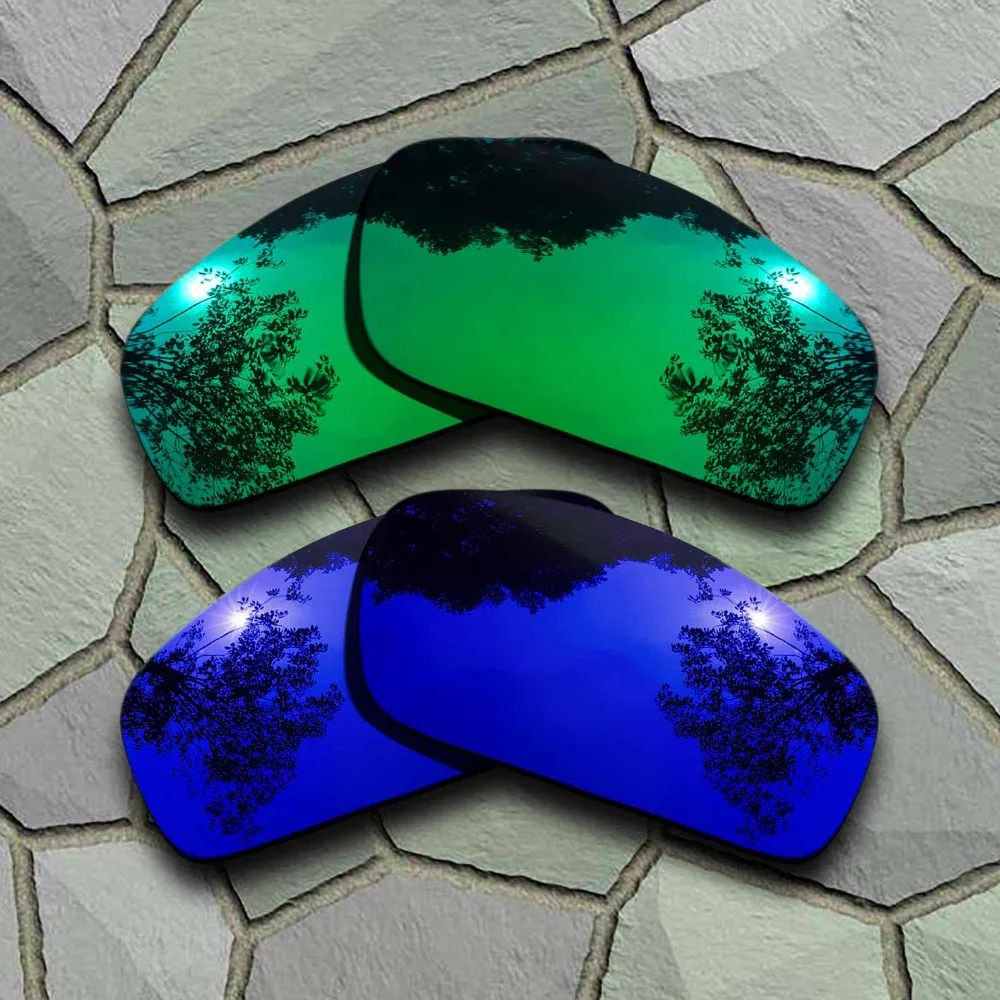 Jade Green&Violet Blue Sunglasses Polarized Replacement Lenses for Monster Pup