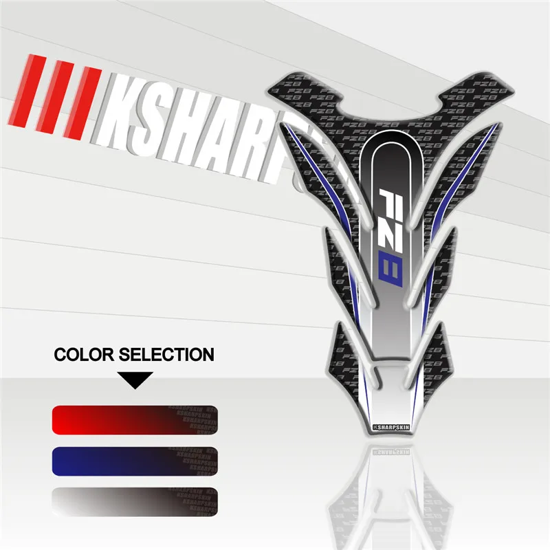 

Motorcycle fuel tank pad stickers protective sign decorative 3D decals For YAMAHA FZ8 Fishbone Stickers