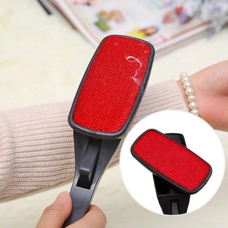 Rotatable Lint Roller Rotary Anti-static Sticky Brush Dust Hair Remover Clothes Sweater Wool Brush Cleaning Brush