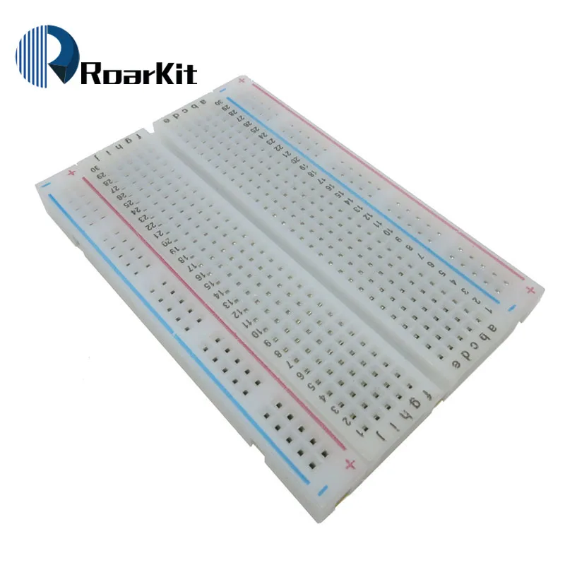 5pcs/lot Quality 400 point mini bread board / breadboard 8.5CM x 5.5CM 400 holes for arduino