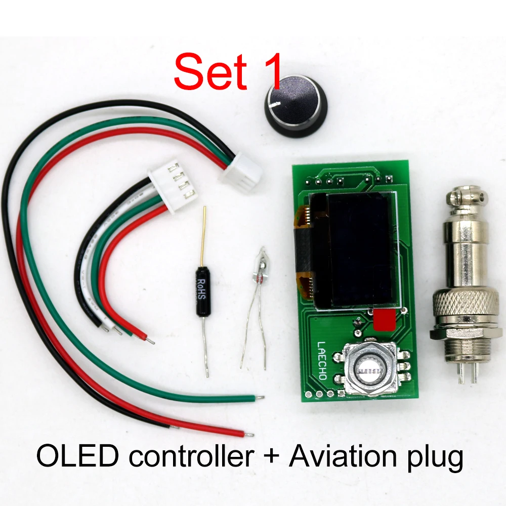 T12 STC-OLED soldering Station iron DIY parts kits T12-952 Digital Temperature Controller Soldering iron with Metal case