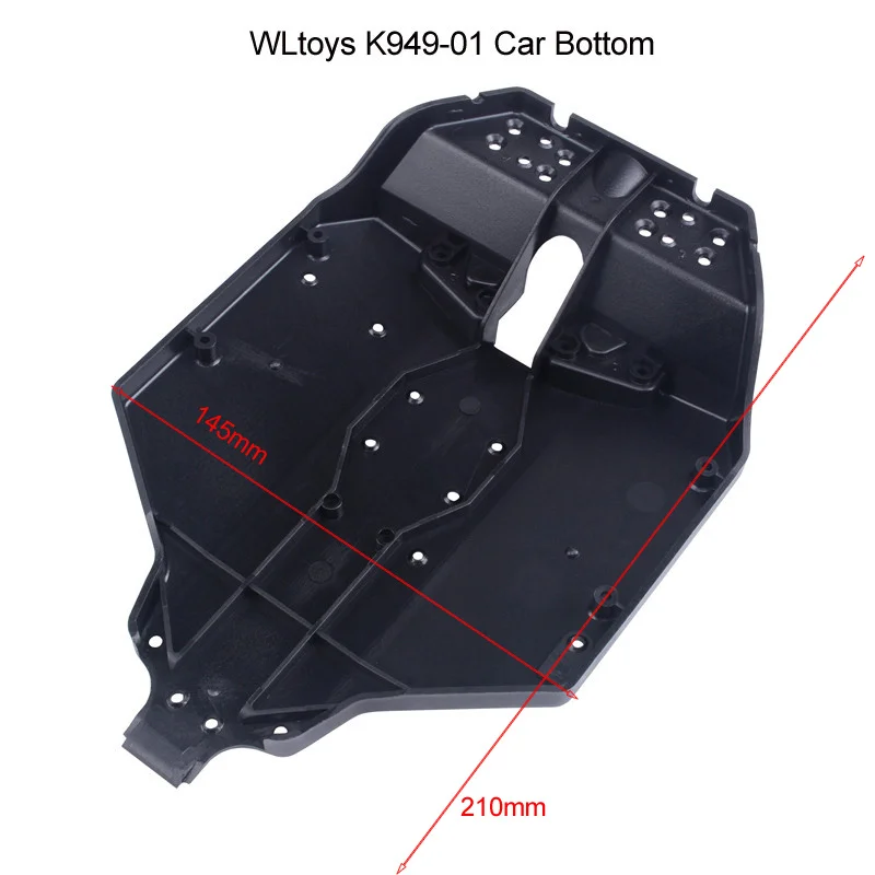 WLtoys 1:10 piezas de repuesto de coche teledirigido para K949-01 inferior/02 neumático/03 Hub/placa receptora de K949-79/Servo de K949-110/brazo oscilante/engranaje/Kits de tornillos